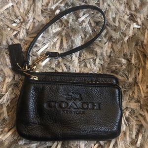 Black Coach wristlet